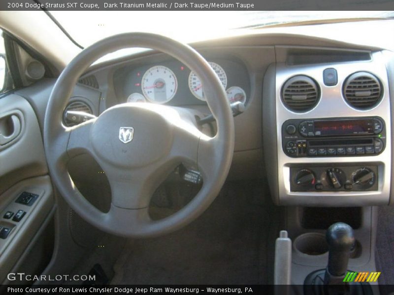 Dark Titanium Metallic / Dark Taupe/Medium Taupe 2004 Dodge Stratus SXT Coupe