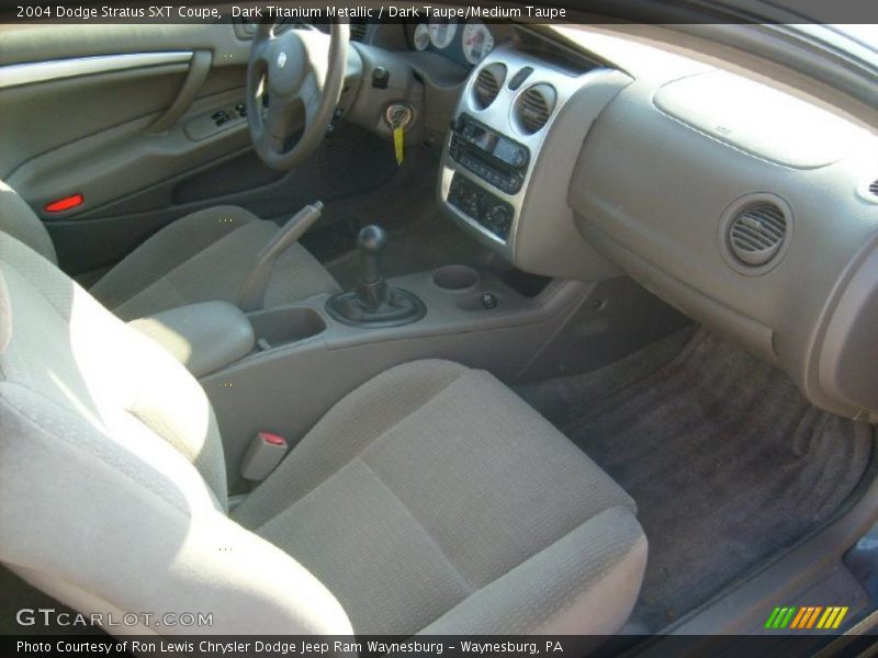 Dark Titanium Metallic / Dark Taupe/Medium Taupe 2004 Dodge Stratus SXT Coupe