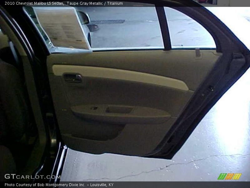 Taupe Gray Metallic / Titanium 2010 Chevrolet Malibu LS Sedan