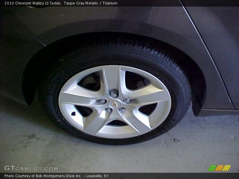 Taupe Gray Metallic / Titanium 2010 Chevrolet Malibu LS Sedan