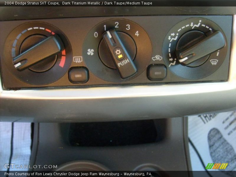 Dark Titanium Metallic / Dark Taupe/Medium Taupe 2004 Dodge Stratus SXT Coupe