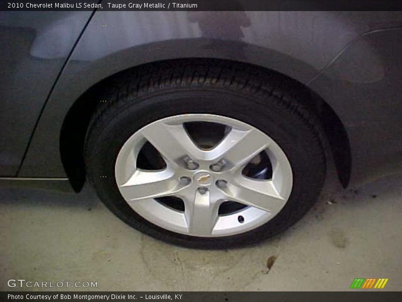 Taupe Gray Metallic / Titanium 2010 Chevrolet Malibu LS Sedan