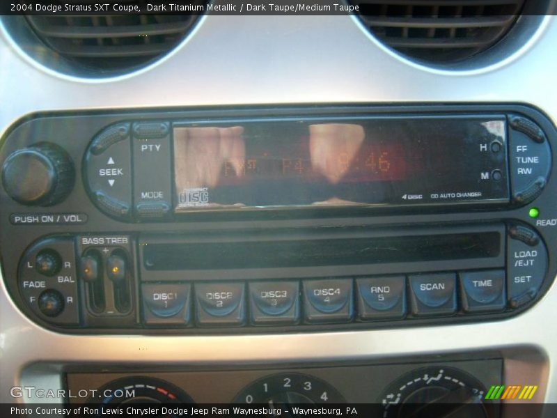 Dark Titanium Metallic / Dark Taupe/Medium Taupe 2004 Dodge Stratus SXT Coupe