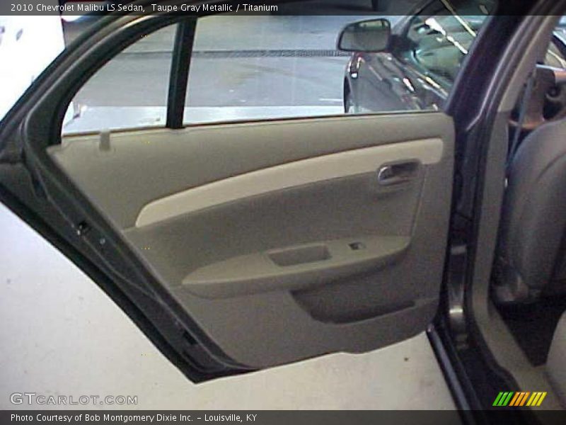 Taupe Gray Metallic / Titanium 2010 Chevrolet Malibu LS Sedan