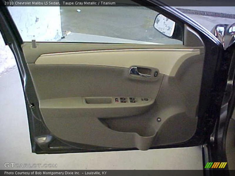 Taupe Gray Metallic / Titanium 2010 Chevrolet Malibu LS Sedan