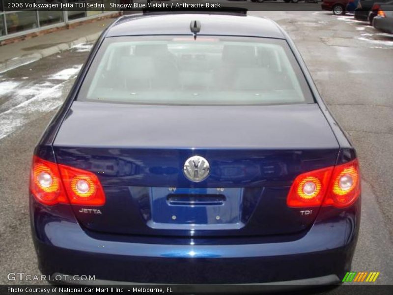 Shadow Blue Metallic / Anthracite Black 2006 Volkswagen Jetta TDI Sedan