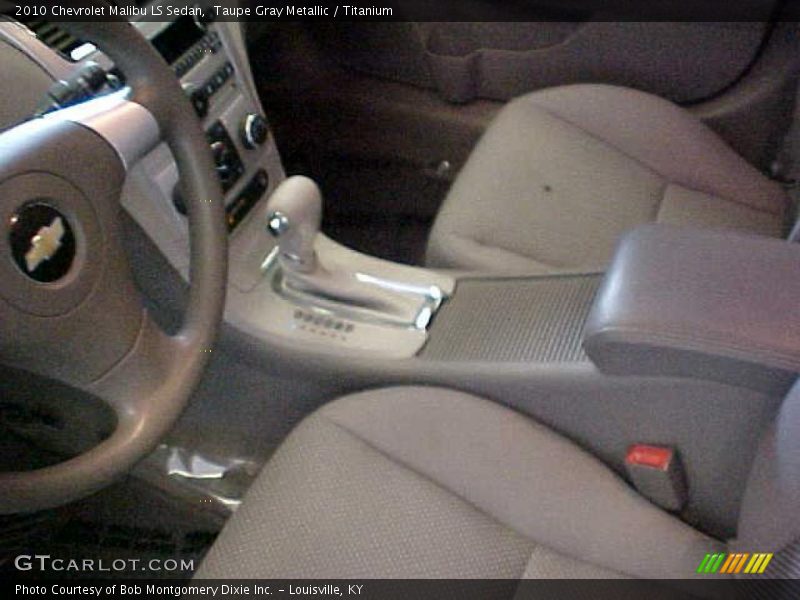 Taupe Gray Metallic / Titanium 2010 Chevrolet Malibu LS Sedan