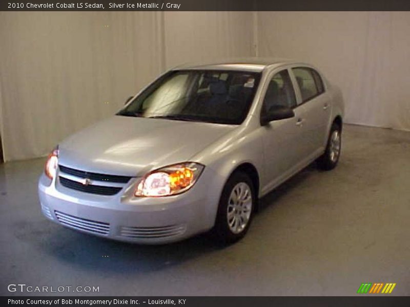 Silver Ice Metallic / Gray 2010 Chevrolet Cobalt LS Sedan