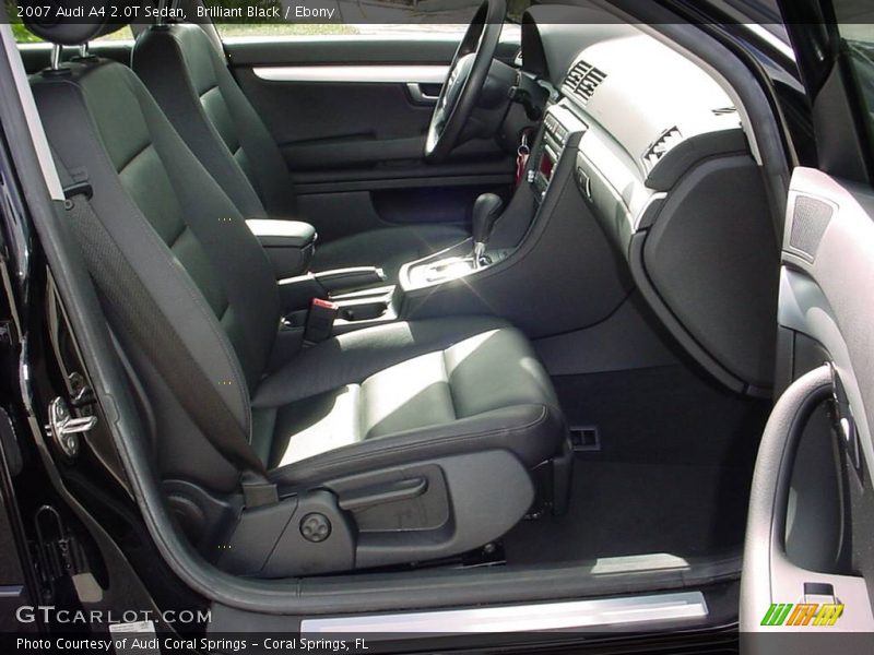 Brilliant Black / Ebony 2007 Audi A4 2.0T Sedan