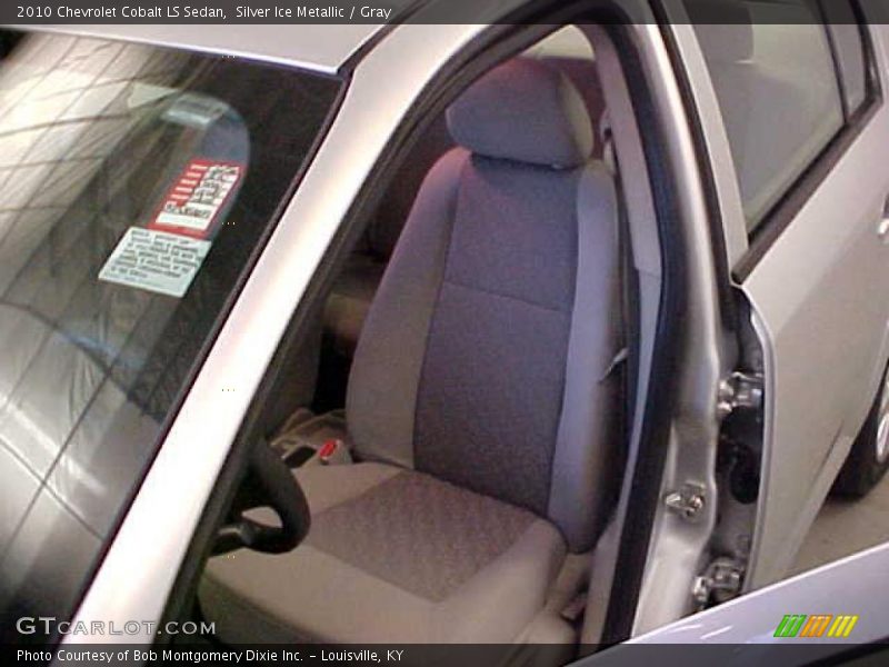 Silver Ice Metallic / Gray 2010 Chevrolet Cobalt LS Sedan