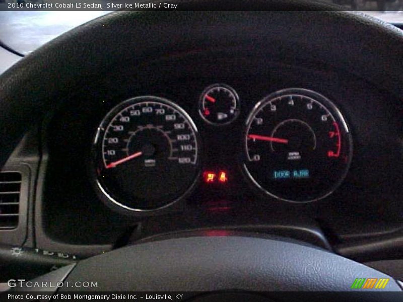 Silver Ice Metallic / Gray 2010 Chevrolet Cobalt LS Sedan