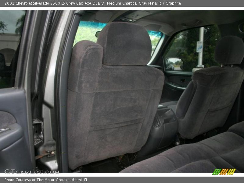 Medium Charcoal Gray Metallic / Graphite 2001 Chevrolet Silverado 3500 LS Crew Cab 4x4 Dually