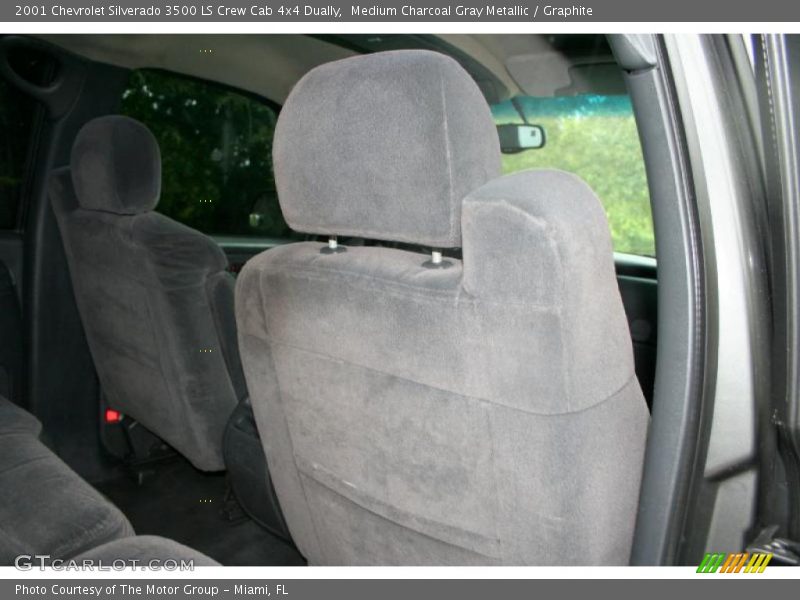 Medium Charcoal Gray Metallic / Graphite 2001 Chevrolet Silverado 3500 LS Crew Cab 4x4 Dually
