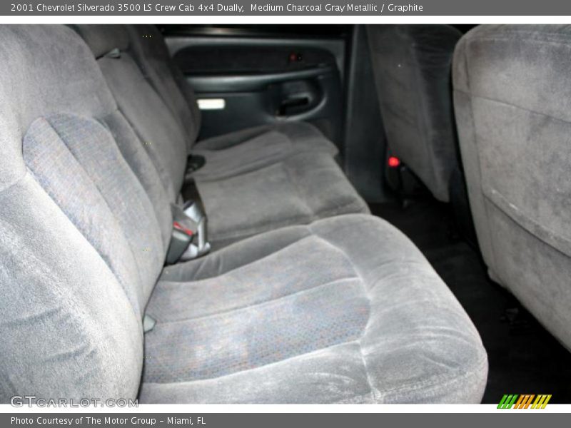 Medium Charcoal Gray Metallic / Graphite 2001 Chevrolet Silverado 3500 LS Crew Cab 4x4 Dually