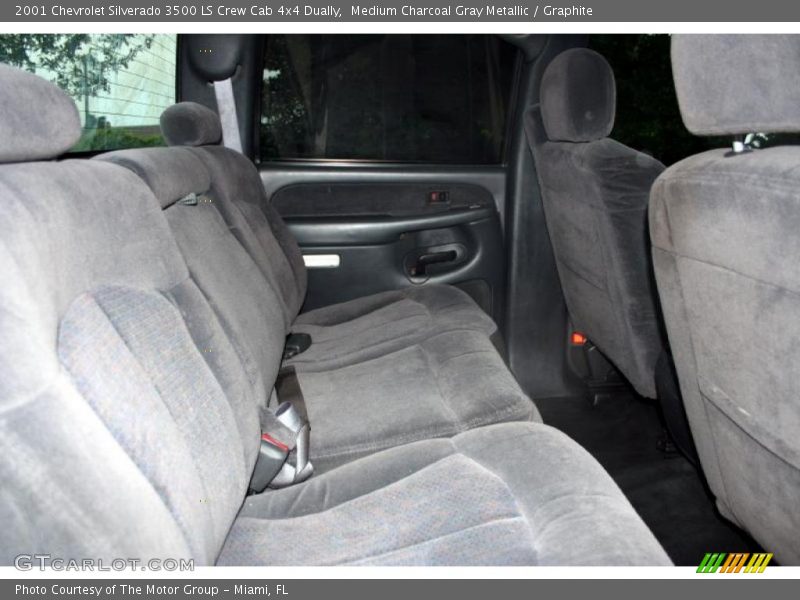 Medium Charcoal Gray Metallic / Graphite 2001 Chevrolet Silverado 3500 LS Crew Cab 4x4 Dually