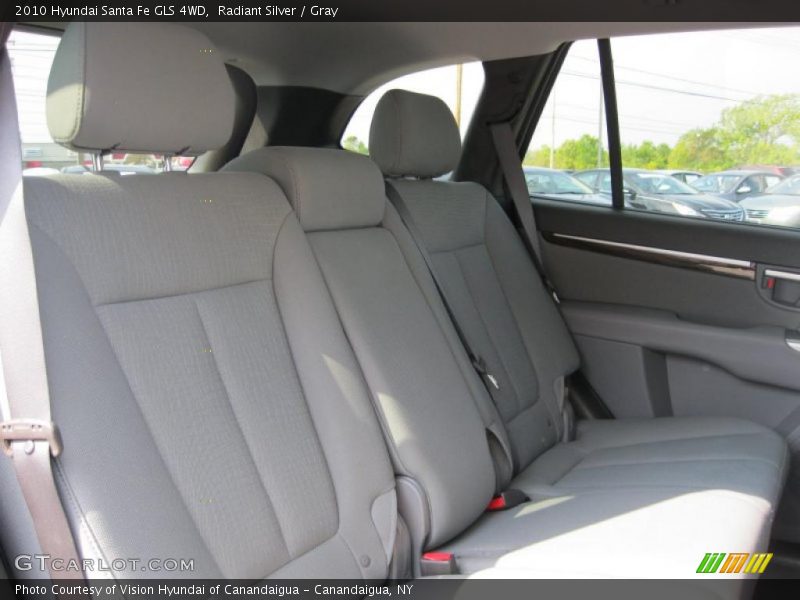 Radiant Silver / Gray 2010 Hyundai Santa Fe GLS 4WD