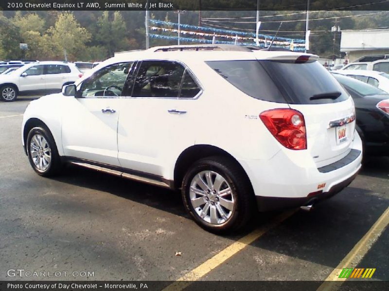 Summit White / Jet Black 2010 Chevrolet Equinox LT AWD