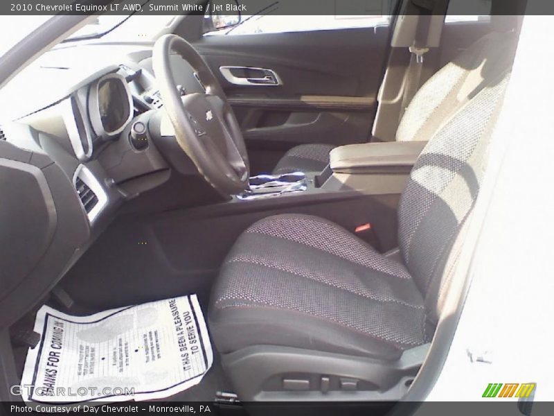Summit White / Jet Black 2010 Chevrolet Equinox LT AWD