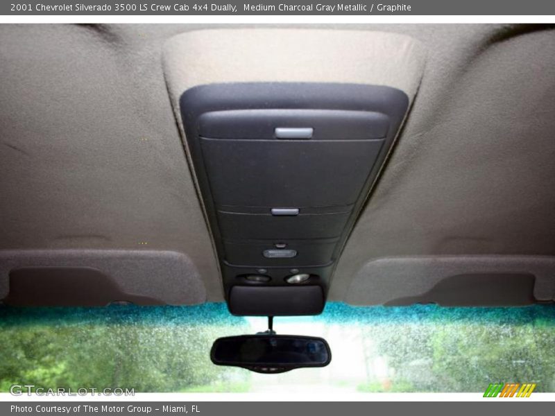 Medium Charcoal Gray Metallic / Graphite 2001 Chevrolet Silverado 3500 LS Crew Cab 4x4 Dually