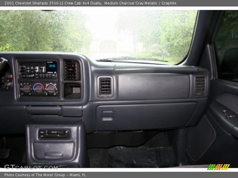 Medium Charcoal Gray Metallic / Graphite 2001 Chevrolet Silverado 3500 LS Crew Cab 4x4 Dually