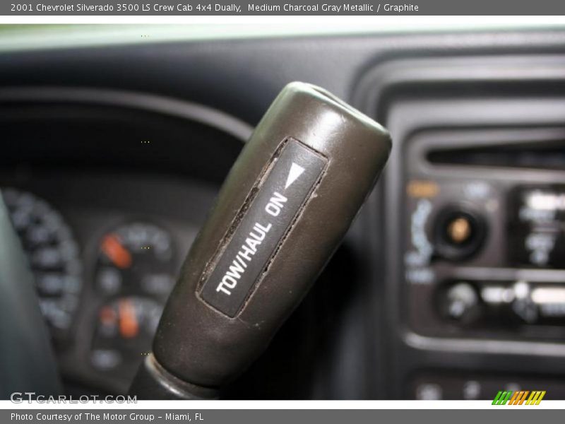 Medium Charcoal Gray Metallic / Graphite 2001 Chevrolet Silverado 3500 LS Crew Cab 4x4 Dually