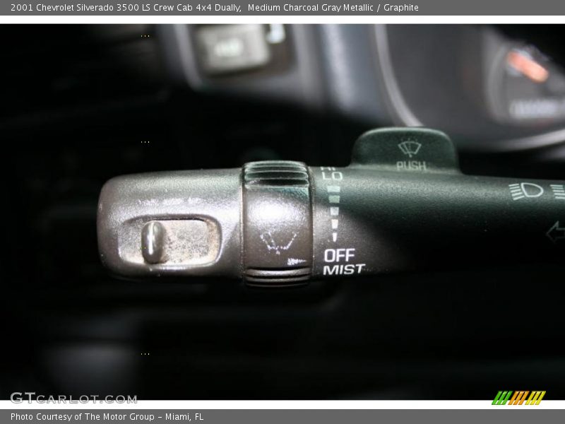 Medium Charcoal Gray Metallic / Graphite 2001 Chevrolet Silverado 3500 LS Crew Cab 4x4 Dually