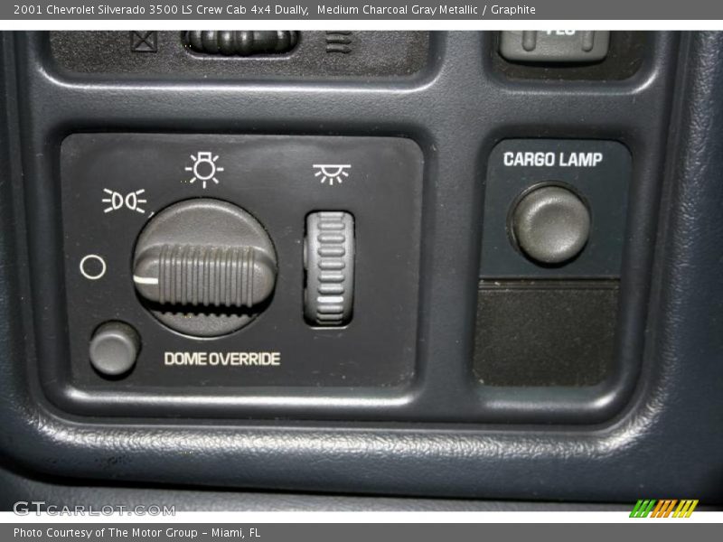 Medium Charcoal Gray Metallic / Graphite 2001 Chevrolet Silverado 3500 LS Crew Cab 4x4 Dually