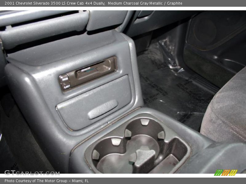 Medium Charcoal Gray Metallic / Graphite 2001 Chevrolet Silverado 3500 LS Crew Cab 4x4 Dually