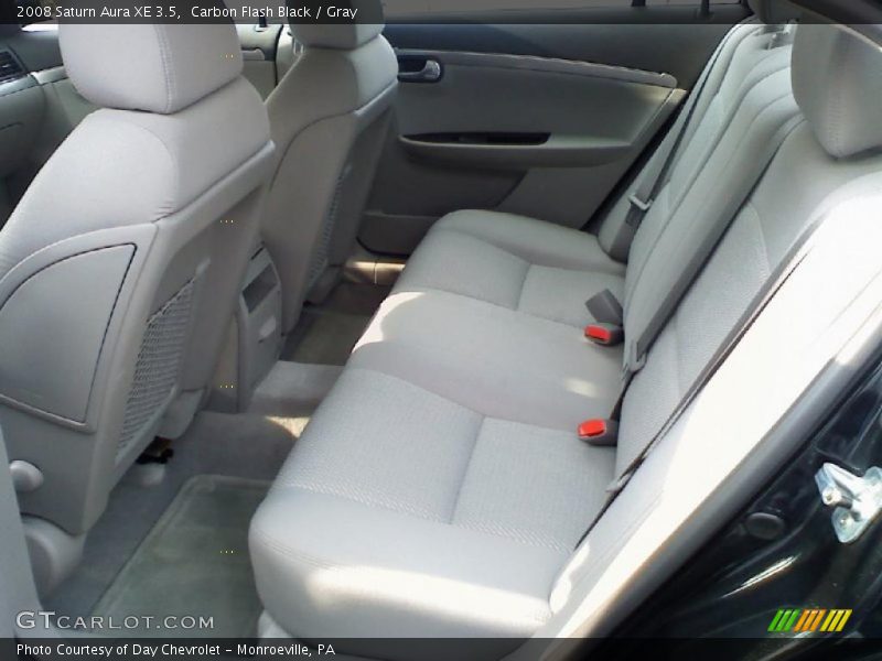Carbon Flash Black / Gray 2008 Saturn Aura XE 3.5