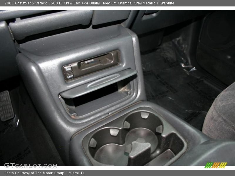 Medium Charcoal Gray Metallic / Graphite 2001 Chevrolet Silverado 3500 LS Crew Cab 4x4 Dually