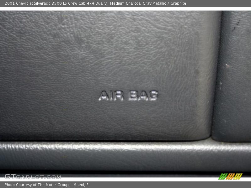 Medium Charcoal Gray Metallic / Graphite 2001 Chevrolet Silverado 3500 LS Crew Cab 4x4 Dually