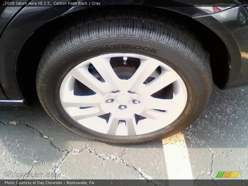Carbon Flash Black / Gray 2008 Saturn Aura XE 3.5