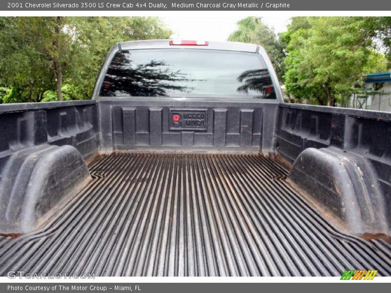 Medium Charcoal Gray Metallic / Graphite 2001 Chevrolet Silverado 3500 LS Crew Cab 4x4 Dually