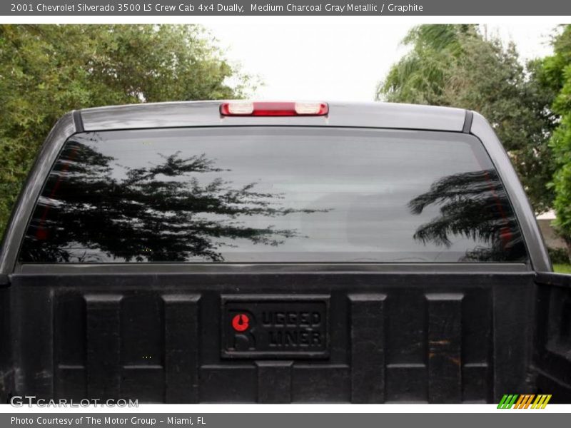 Medium Charcoal Gray Metallic / Graphite 2001 Chevrolet Silverado 3500 LS Crew Cab 4x4 Dually