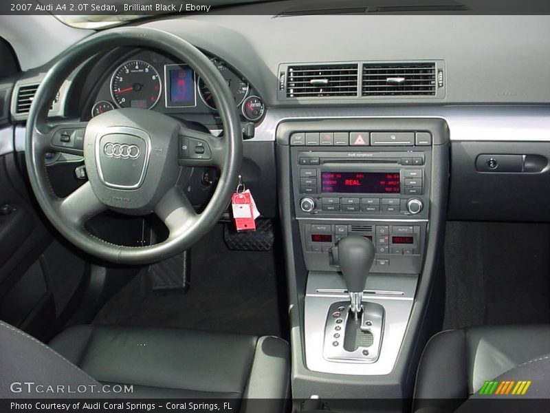 Brilliant Black / Ebony 2007 Audi A4 2.0T Sedan