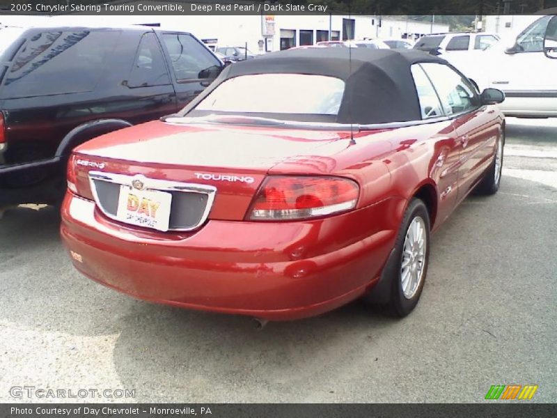 Deep Red Pearl / Dark Slate Gray 2005 Chrysler Sebring Touring Convertible