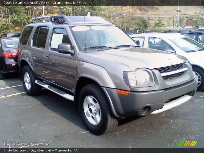 Granite Metallic / Gray 2003 Nissan Xterra XE V6 4x4