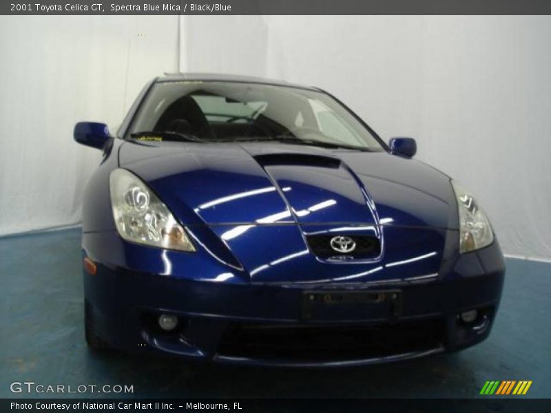 Spectra Blue Mica / Black/Blue 2001 Toyota Celica GT