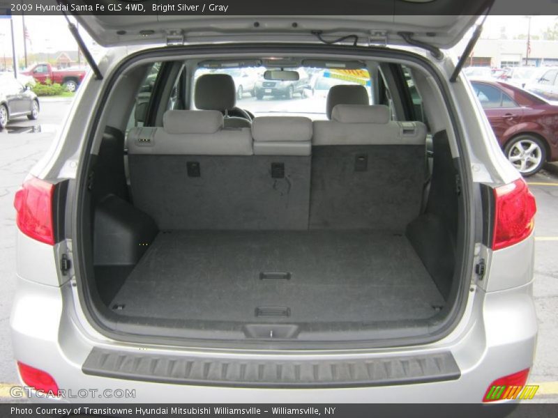 Bright Silver / Gray 2009 Hyundai Santa Fe GLS 4WD