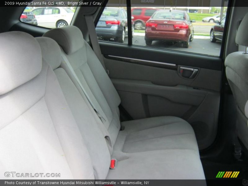 Bright Silver / Gray 2009 Hyundai Santa Fe GLS 4WD
