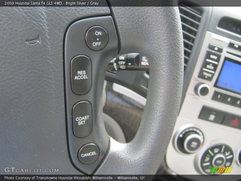 Bright Silver / Gray 2009 Hyundai Santa Fe GLS 4WD