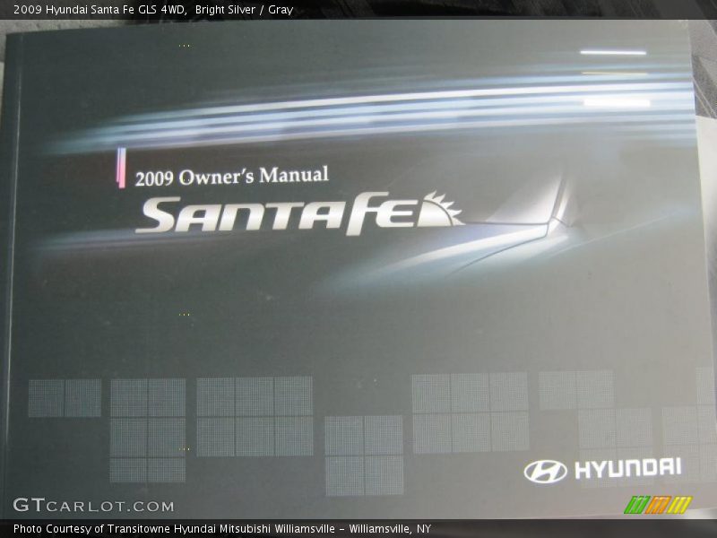 Bright Silver / Gray 2009 Hyundai Santa Fe GLS 4WD