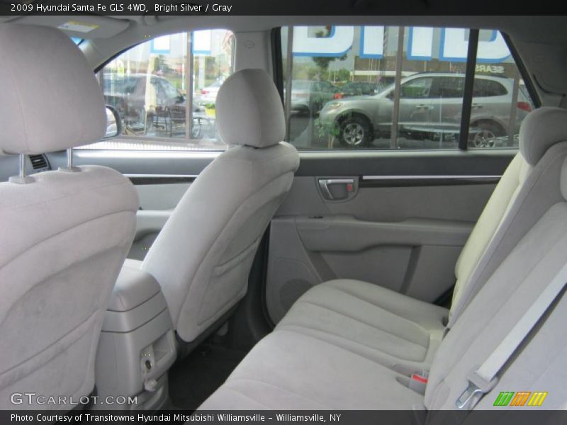 Bright Silver / Gray 2009 Hyundai Santa Fe GLS 4WD