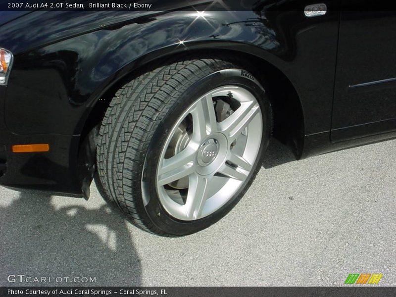 Brilliant Black / Ebony 2007 Audi A4 2.0T Sedan