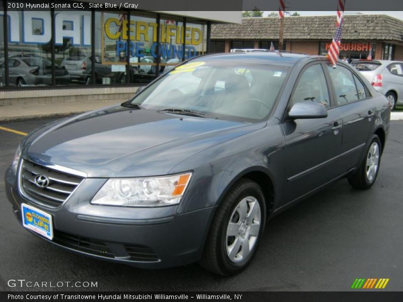 Slate Blue / Gray 2010 Hyundai Sonata GLS