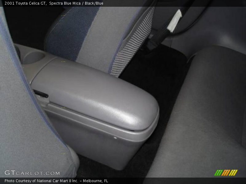 Spectra Blue Mica / Black/Blue 2001 Toyota Celica GT