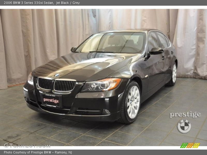 Jet Black / Grey 2006 BMW 3 Series 330xi Sedan