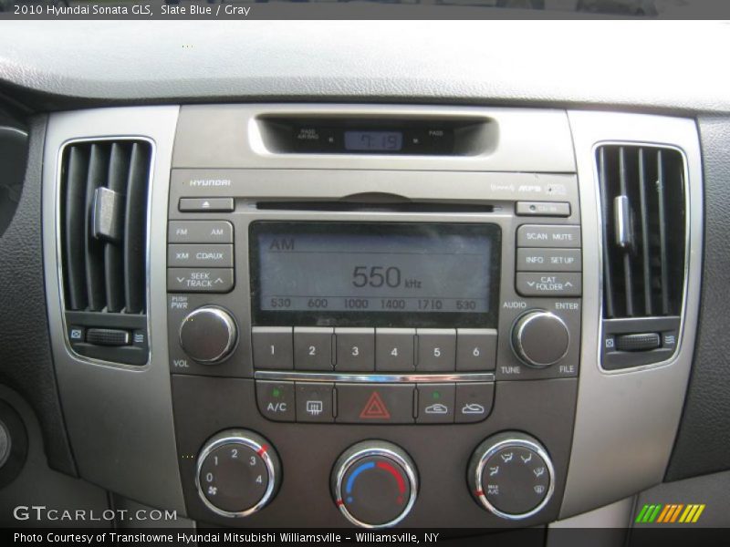 Slate Blue / Gray 2010 Hyundai Sonata GLS