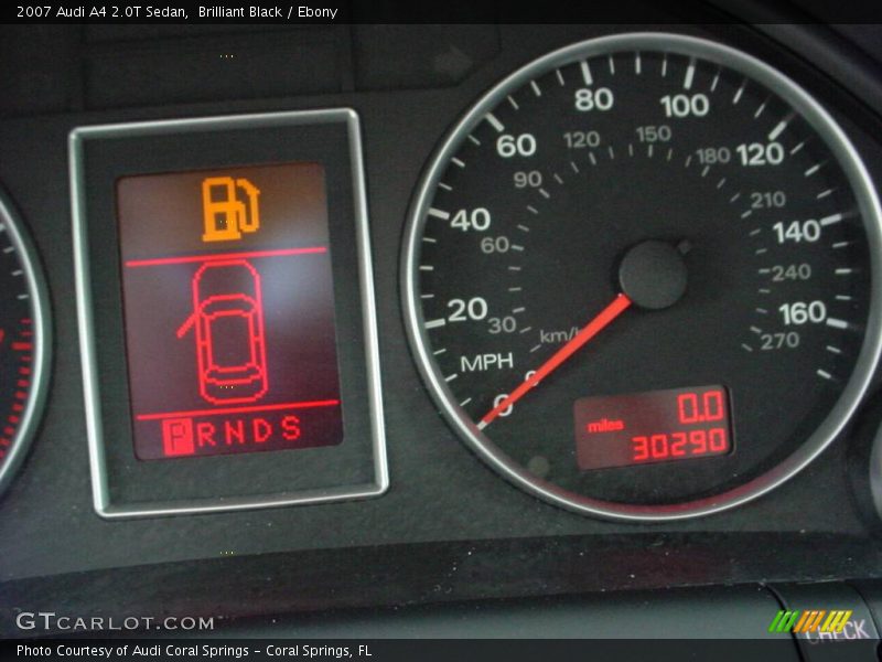 Brilliant Black / Ebony 2007 Audi A4 2.0T Sedan