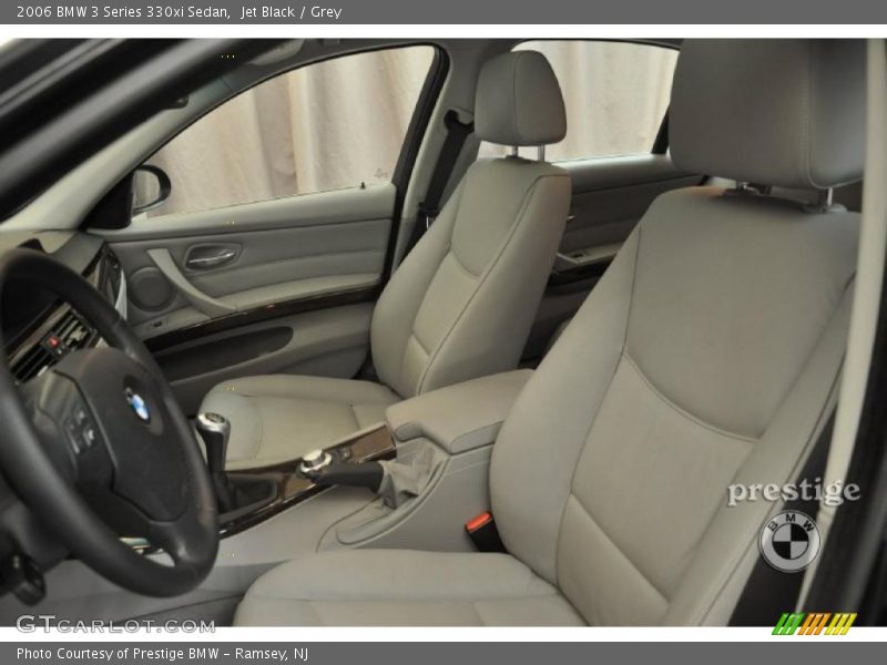 Jet Black / Grey 2006 BMW 3 Series 330xi Sedan